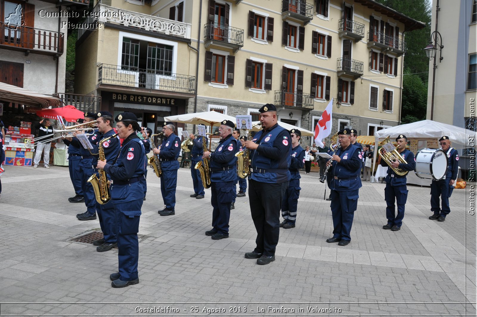 Casteldelfino - 25 Agosto 2013 - La Fanfara in Valvaraita - Croce Rossa Italiana - Comitato Regionale del Piemonte