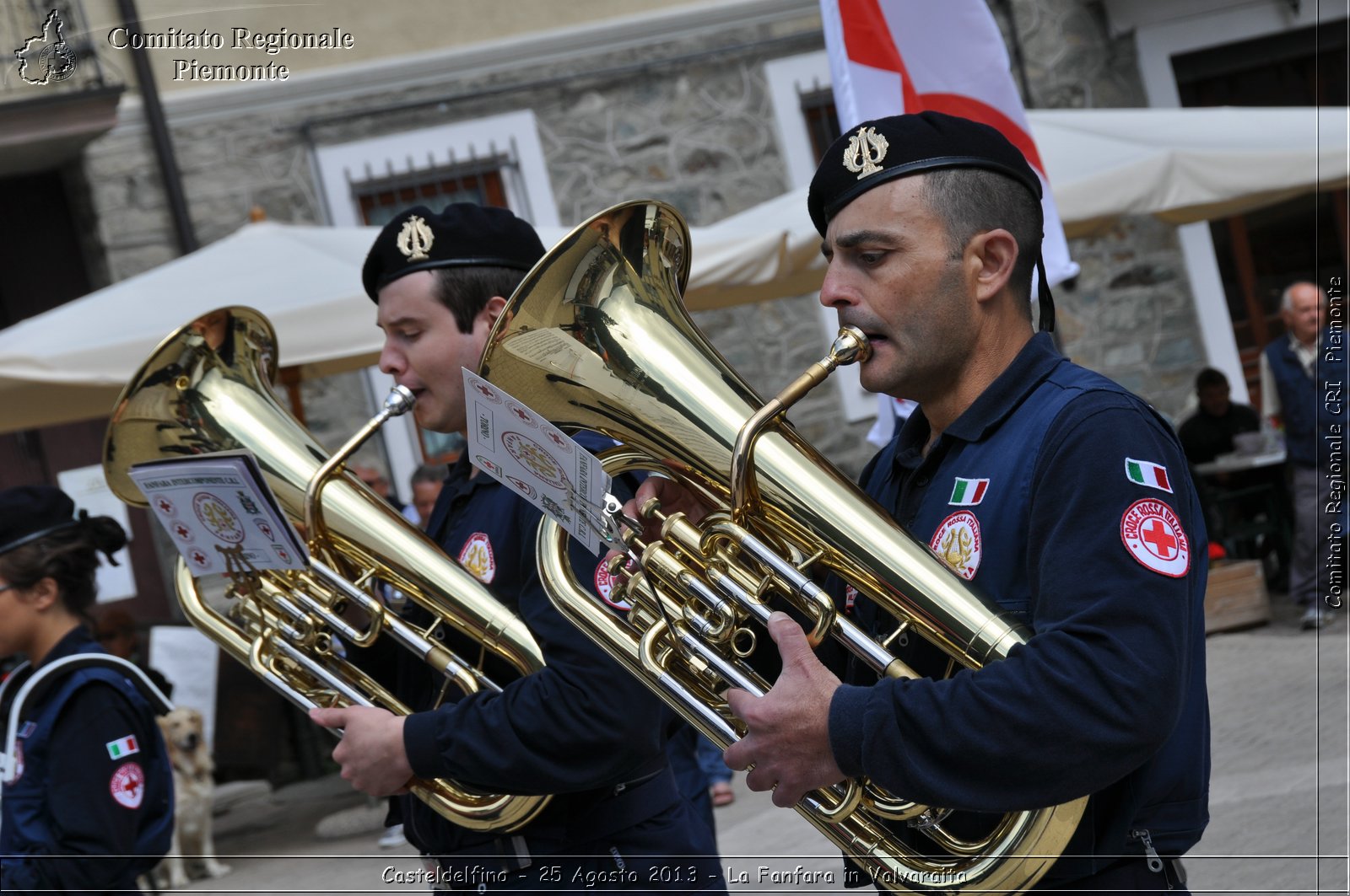 Casteldelfino - 25 Agosto 2013 - La Fanfara in Valvaraita - Croce Rossa Italiana - Comitato Regionale del Piemonte