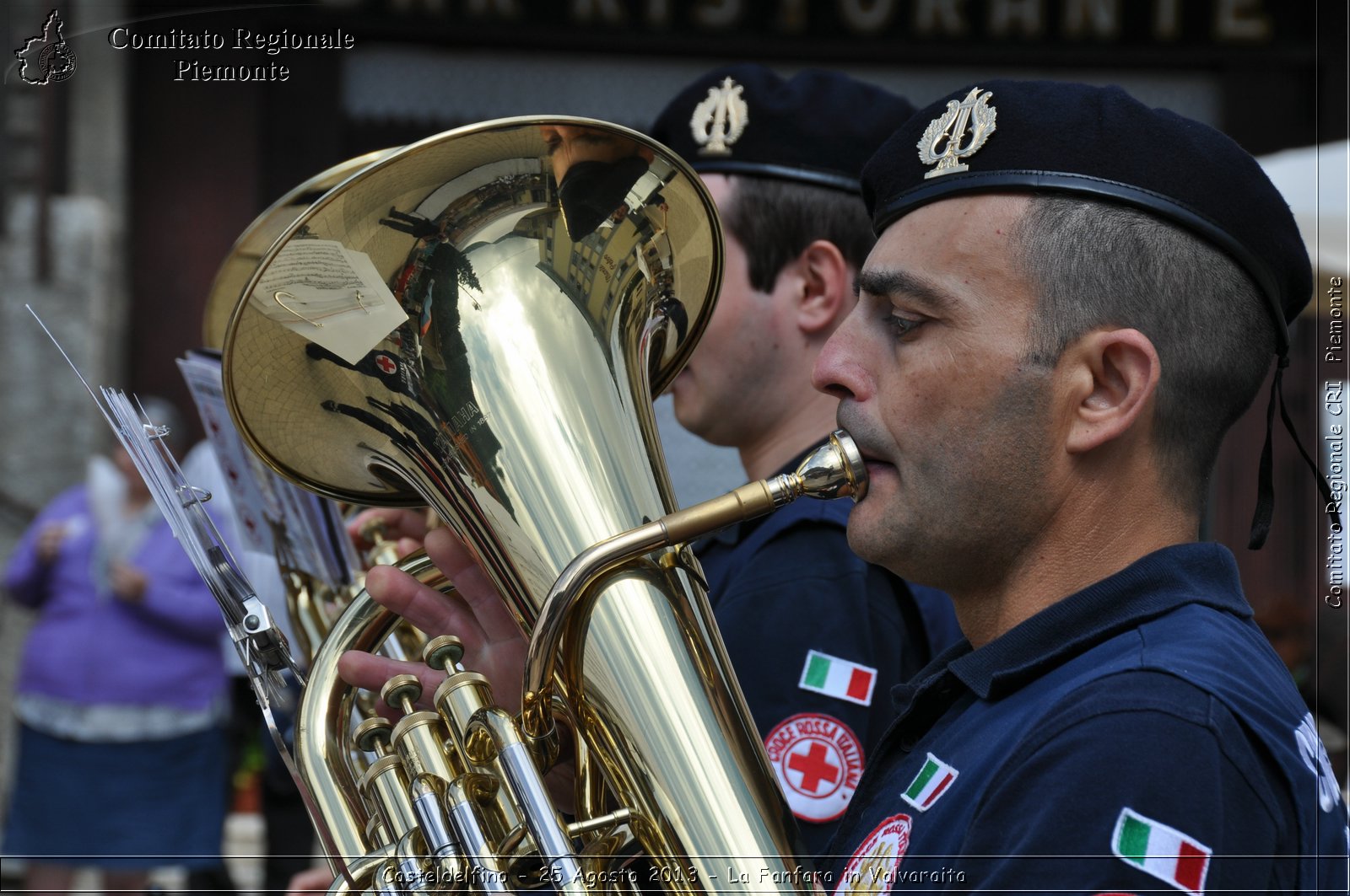 Casteldelfino - 25 Agosto 2013 - La Fanfara in Valvaraita - Croce Rossa Italiana - Comitato Regionale del Piemonte