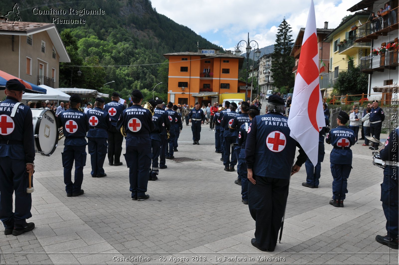 Casteldelfino - 25 Agosto 2013 - La Fanfara in Valvaraita - Croce Rossa Italiana - Comitato Regionale del Piemonte