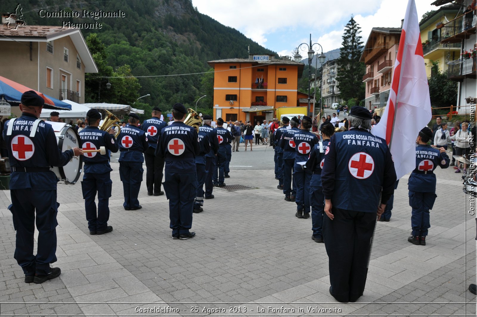 Casteldelfino - 25 Agosto 2013 - La Fanfara in Valvaraita - Croce Rossa Italiana - Comitato Regionale del Piemonte