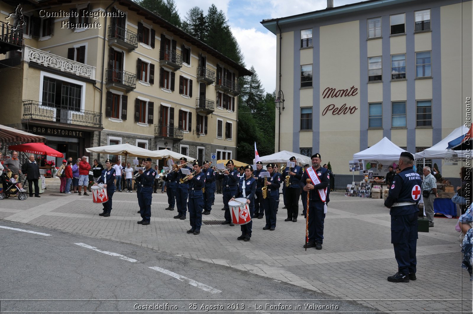 Casteldelfino - 25 Agosto 2013 - La Fanfara in Valvaraita - Croce Rossa Italiana - Comitato Regionale del Piemonte