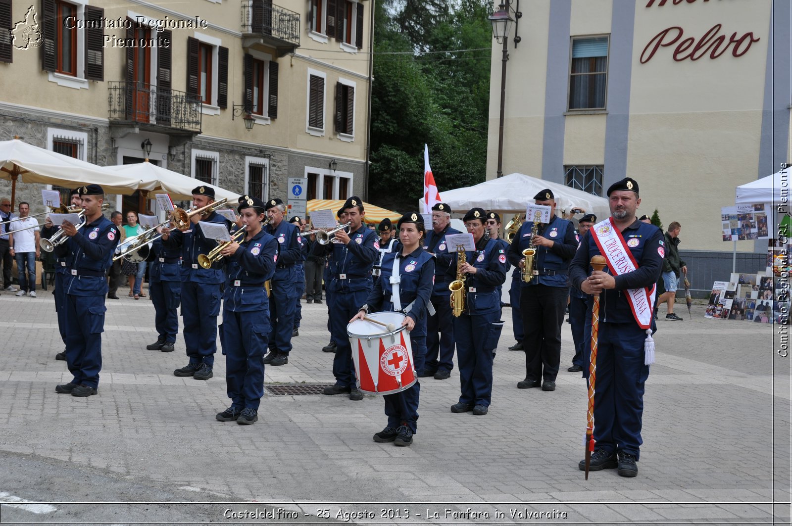 Casteldelfino - 25 Agosto 2013 - La Fanfara in Valvaraita - Croce Rossa Italiana - Comitato Regionale del Piemonte