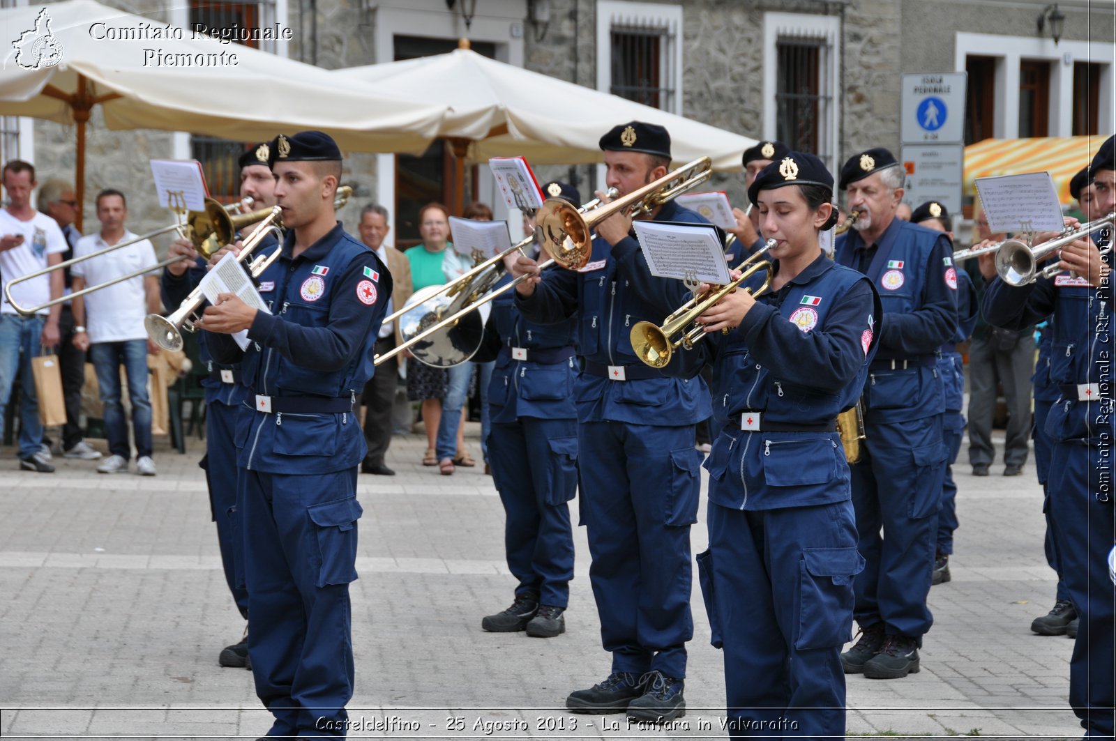 Casteldelfino - 25 Agosto 2013 - La Fanfara in Valvaraita - Croce Rossa Italiana - Comitato Regionale del Piemonte