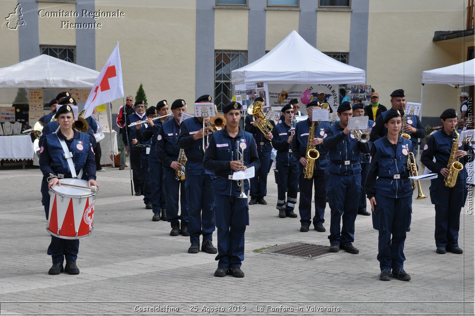 Casteldelfino - 25 Agosto 2013 - La Fanfara in Valvaraita - Croce Rossa Italiana - Comitato Regionale del Piemonte