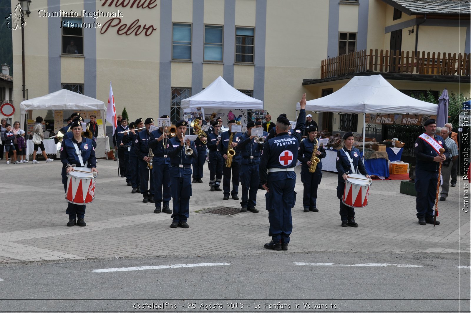 Casteldelfino - 25 Agosto 2013 - La Fanfara in Valvaraita - Croce Rossa Italiana - Comitato Regionale del Piemonte