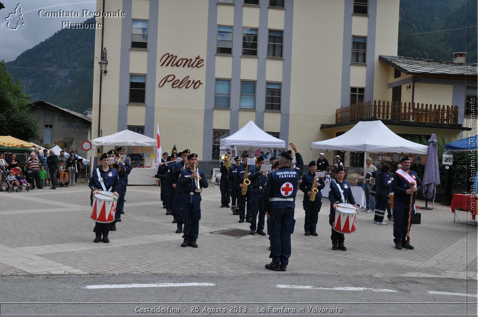 Casteldelfino - 25 Agosto 2013 - La Fanfara in Valvaraita - Croce Rossa Italiana - Comitato Regionale del Piemonte