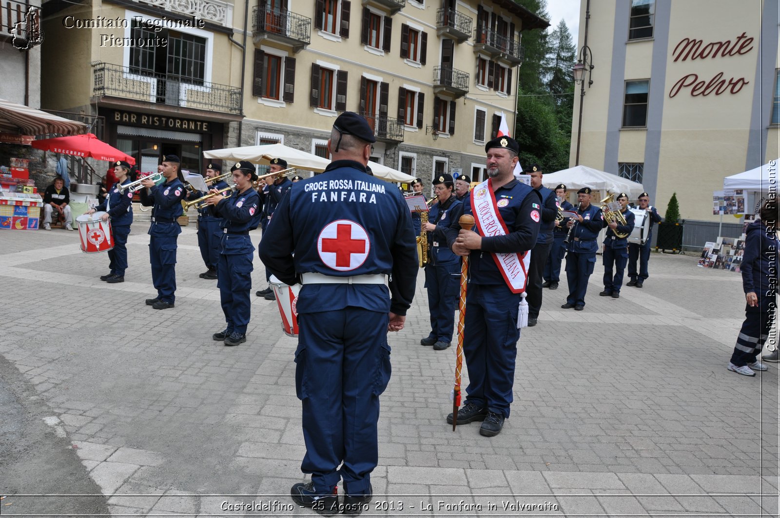 Casteldelfino - 25 Agosto 2013 - La Fanfara in Valvaraita - Croce Rossa Italiana - Comitato Regionale del Piemonte