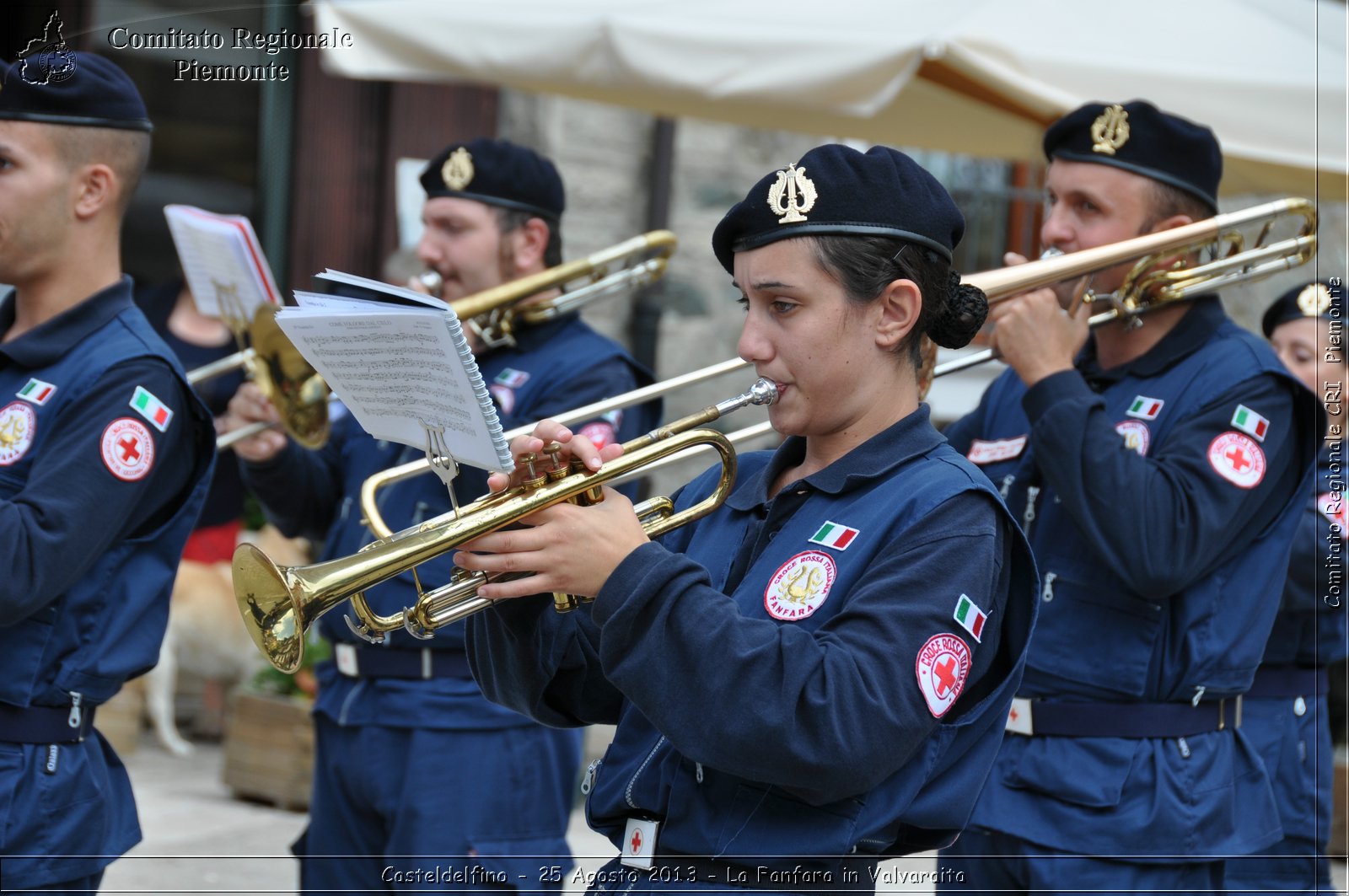 Casteldelfino - 25 Agosto 2013 - La Fanfara in Valvaraita - Croce Rossa Italiana - Comitato Regionale del Piemonte