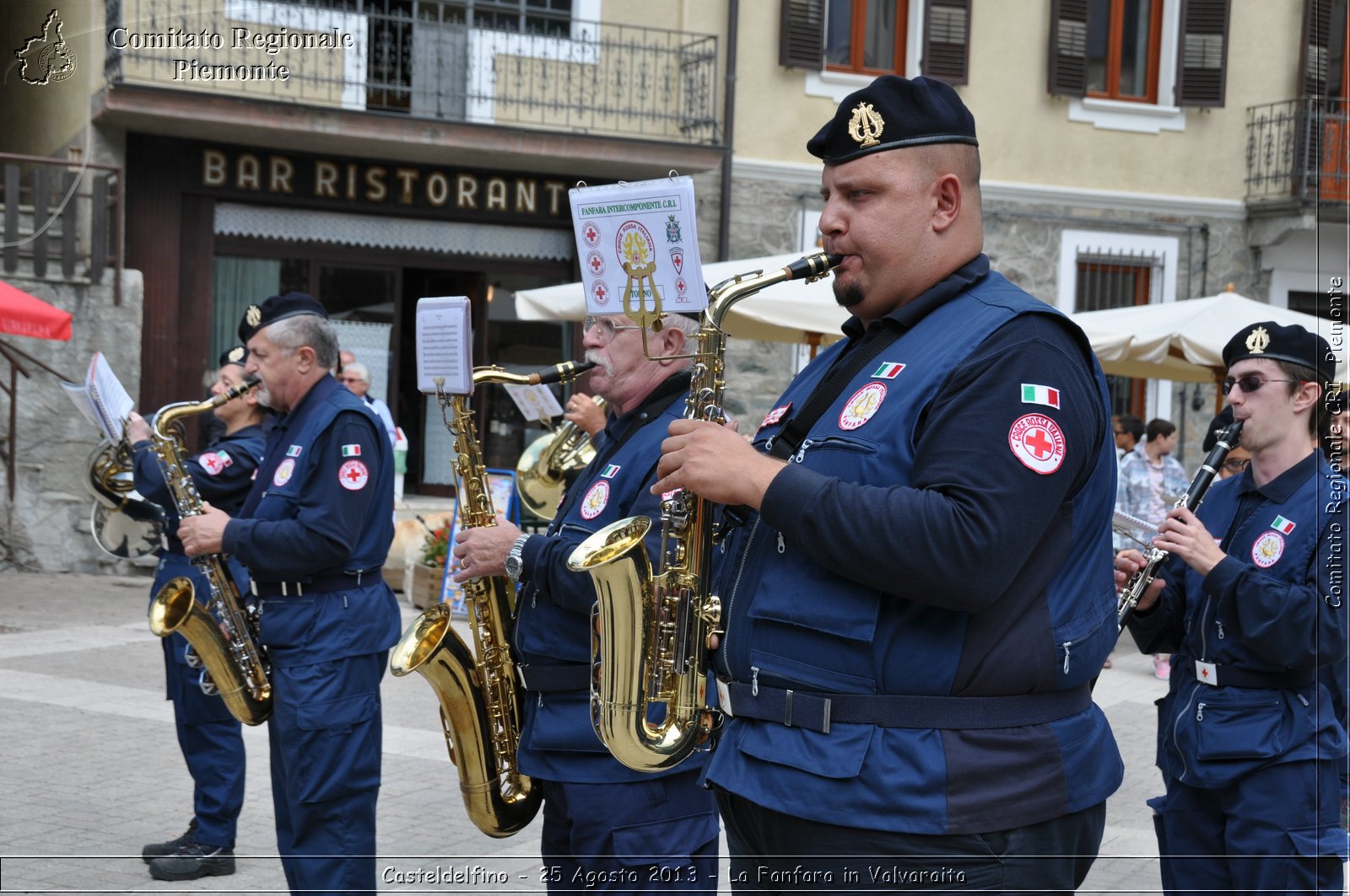 Casteldelfino - 25 Agosto 2013 - La Fanfara in Valvaraita - Croce Rossa Italiana - Comitato Regionale del Piemonte