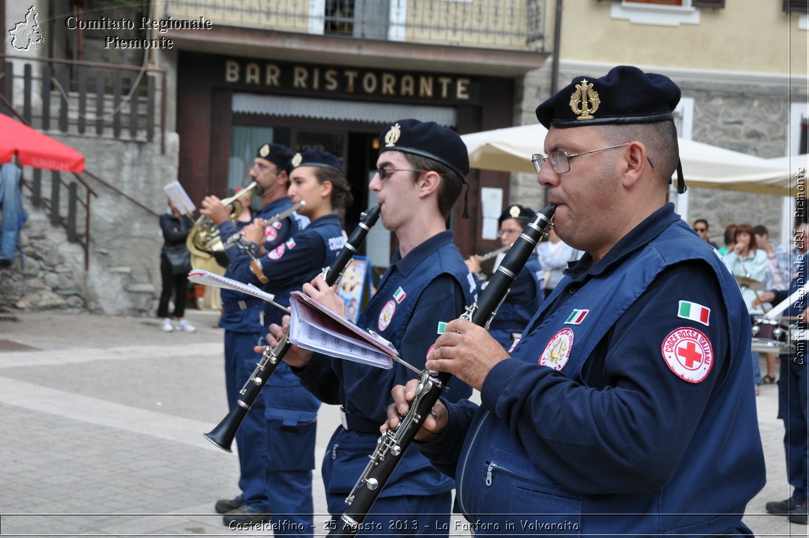 Casteldelfino - 25 Agosto 2013 - La Fanfara in Valvaraita - Croce Rossa Italiana - Comitato Regionale del Piemonte