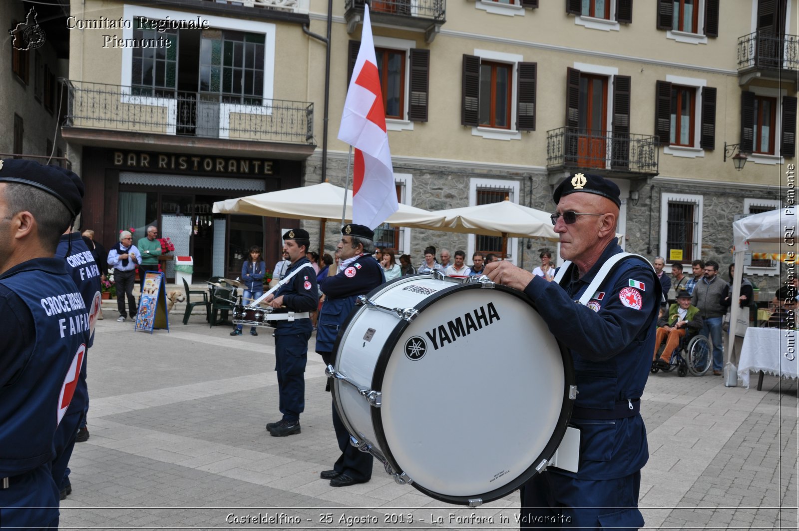 Casteldelfino - 25 Agosto 2013 - La Fanfara in Valvaraita - Croce Rossa Italiana - Comitato Regionale del Piemonte