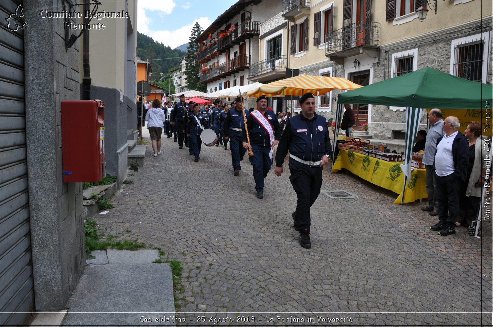 Casteldelfino - 25 Agosto 2013 - La Fanfara in Valvaraita - Croce Rossa Italiana - Comitato Regionale del Piemonte