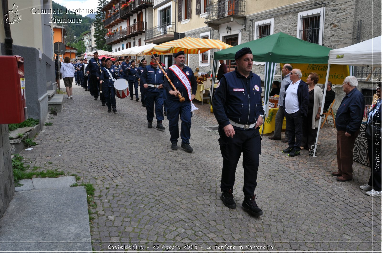 Casteldelfino - 25 Agosto 2013 - La Fanfara in Valvaraita - Croce Rossa Italiana - Comitato Regionale del Piemonte