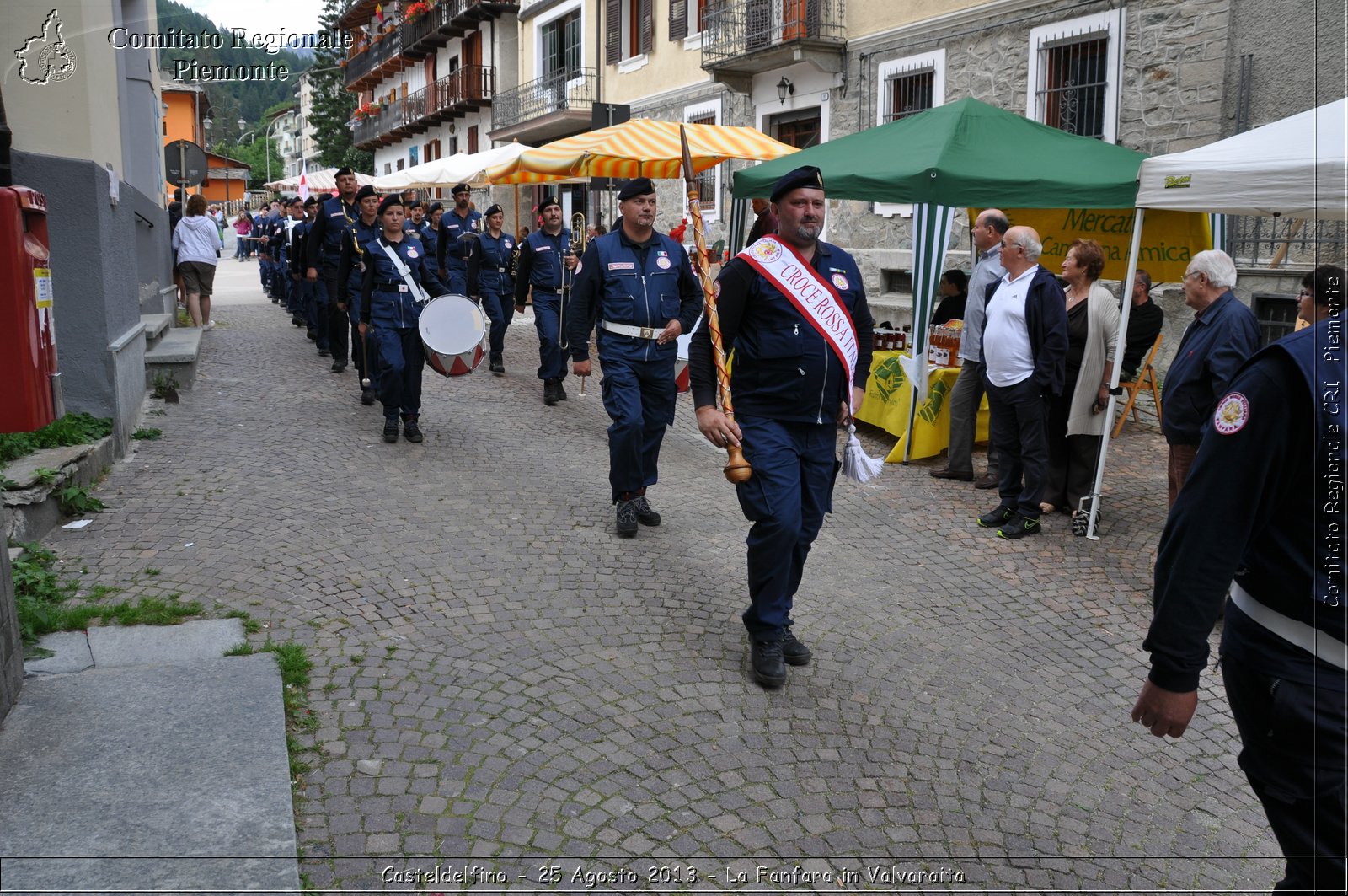 Casteldelfino - 25 Agosto 2013 - La Fanfara in Valvaraita - Croce Rossa Italiana - Comitato Regionale del Piemonte