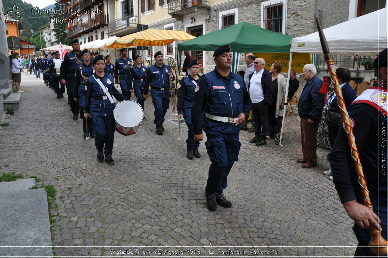 Casteldelfino - 25 Agosto 2013 - La Fanfara in Valvaraita - Croce Rossa Italiana - Comitato Regionale del Piemonte