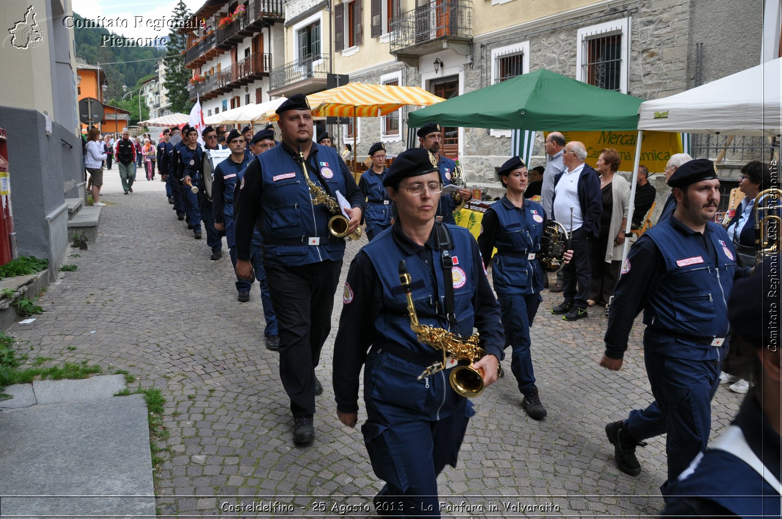 Casteldelfino - 25 Agosto 2013 - La Fanfara in Valvaraita - Croce Rossa Italiana - Comitato Regionale del Piemonte