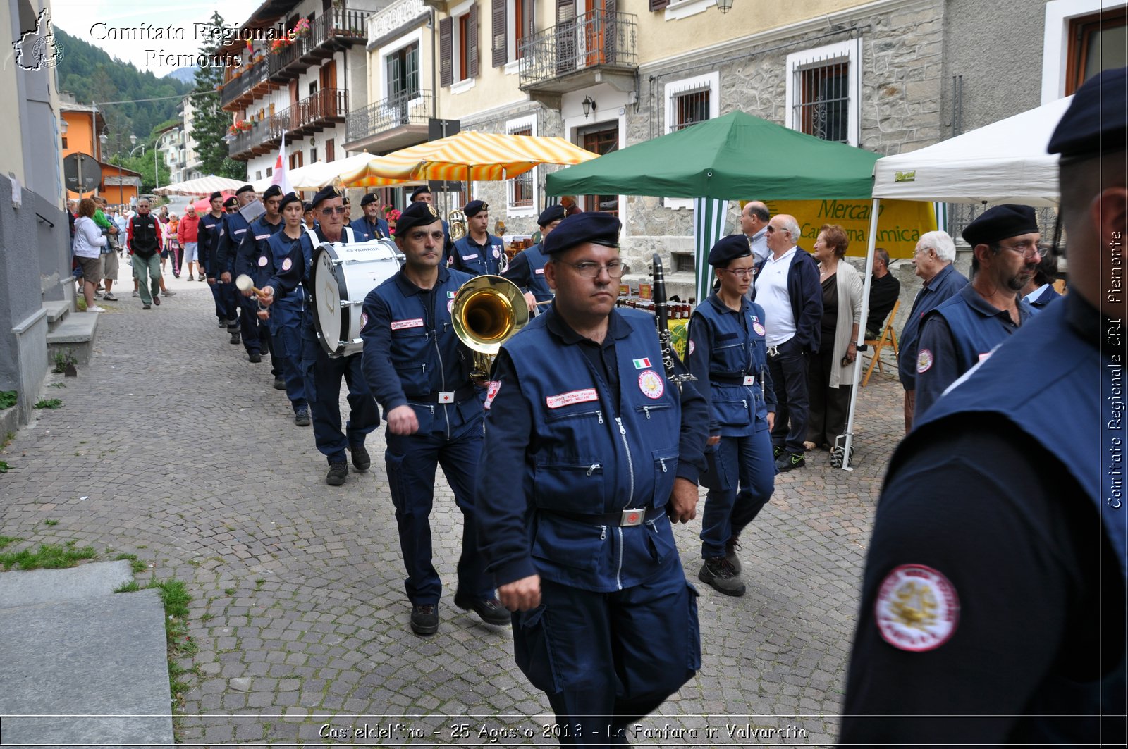 Casteldelfino - 25 Agosto 2013 - La Fanfara in Valvaraita - Croce Rossa Italiana - Comitato Regionale del Piemonte