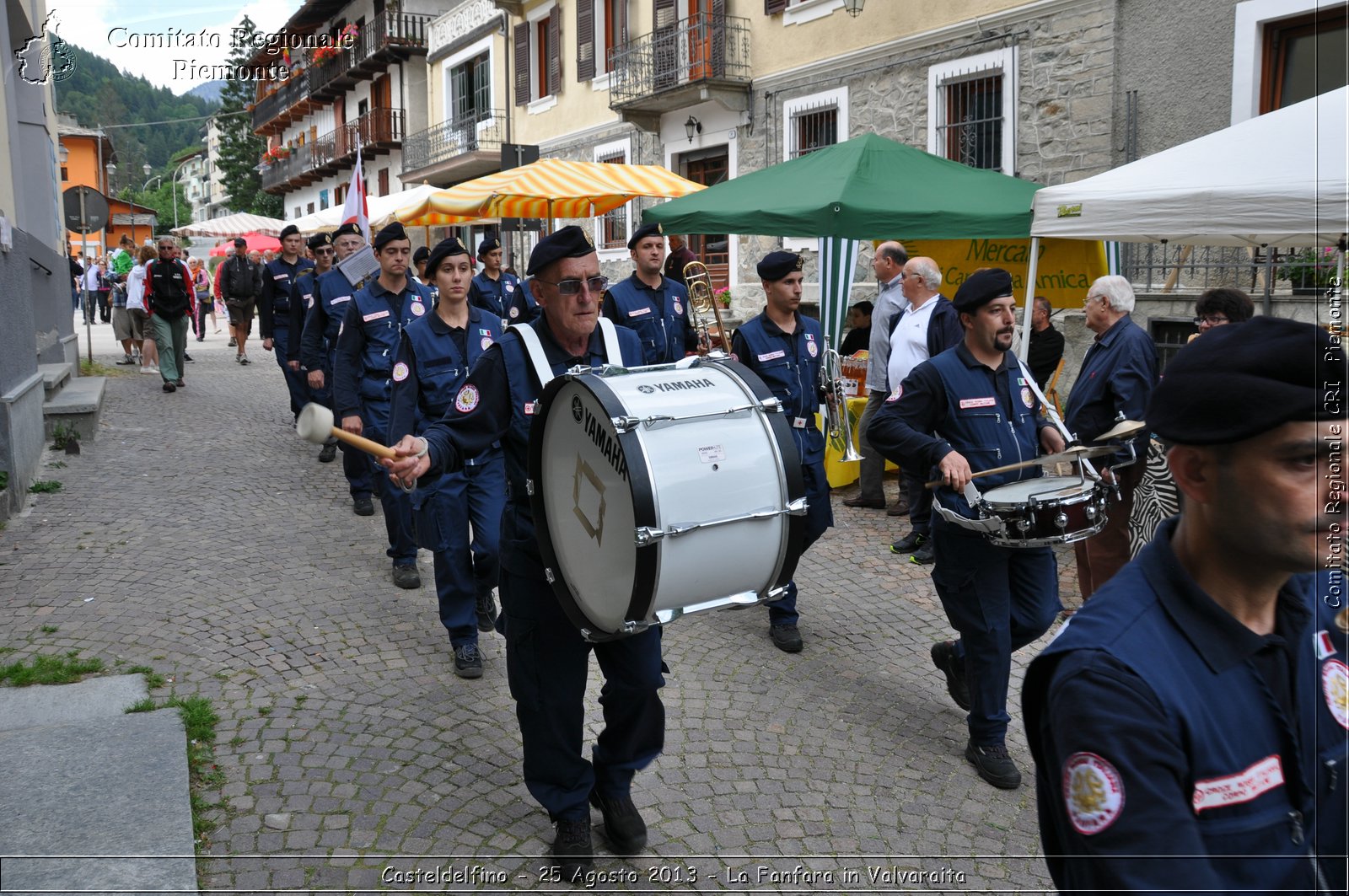 Casteldelfino - 25 Agosto 2013 - La Fanfara in Valvaraita - Croce Rossa Italiana - Comitato Regionale del Piemonte