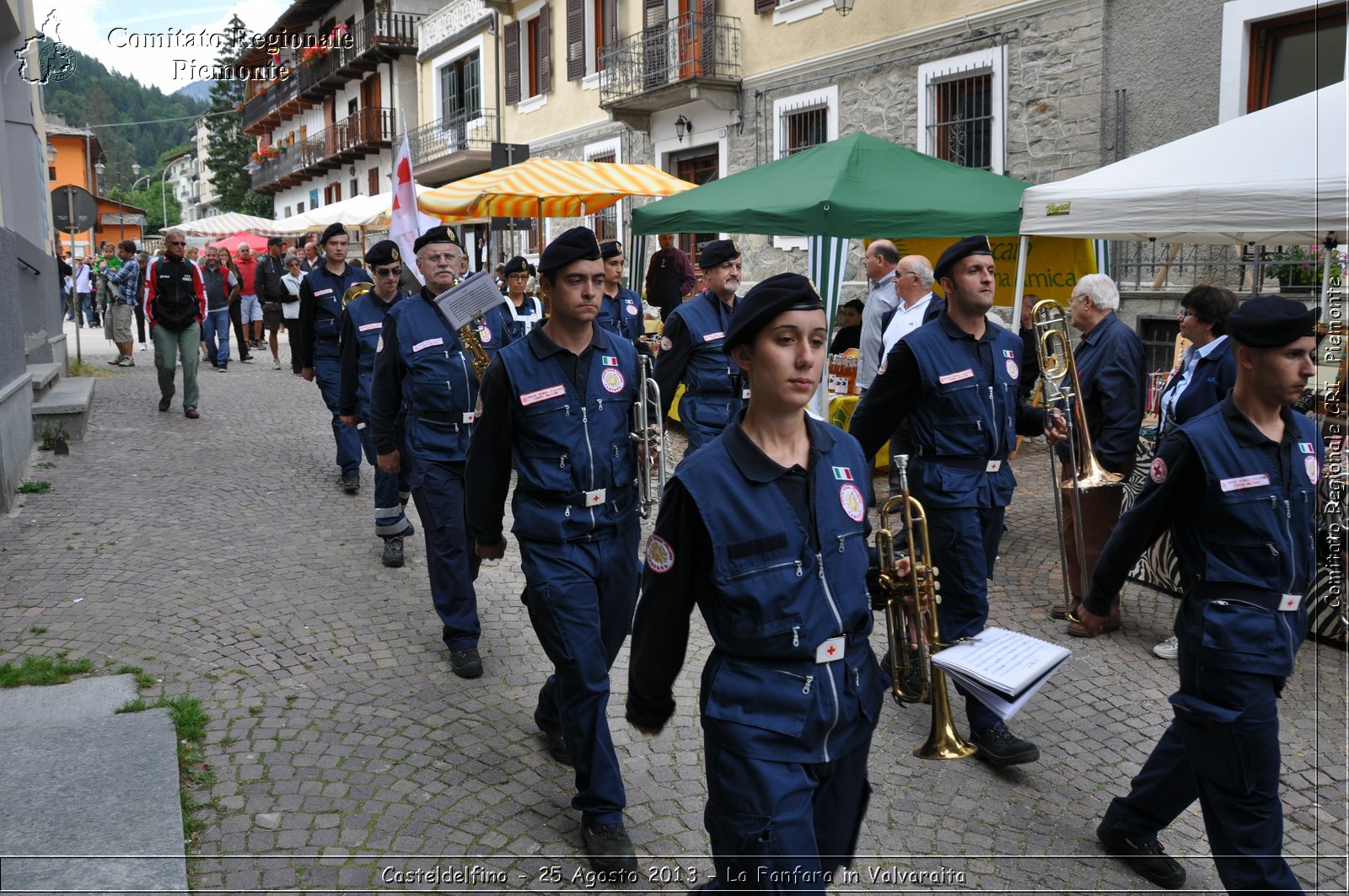 Casteldelfino - 25 Agosto 2013 - La Fanfara in Valvaraita - Croce Rossa Italiana - Comitato Regionale del Piemonte