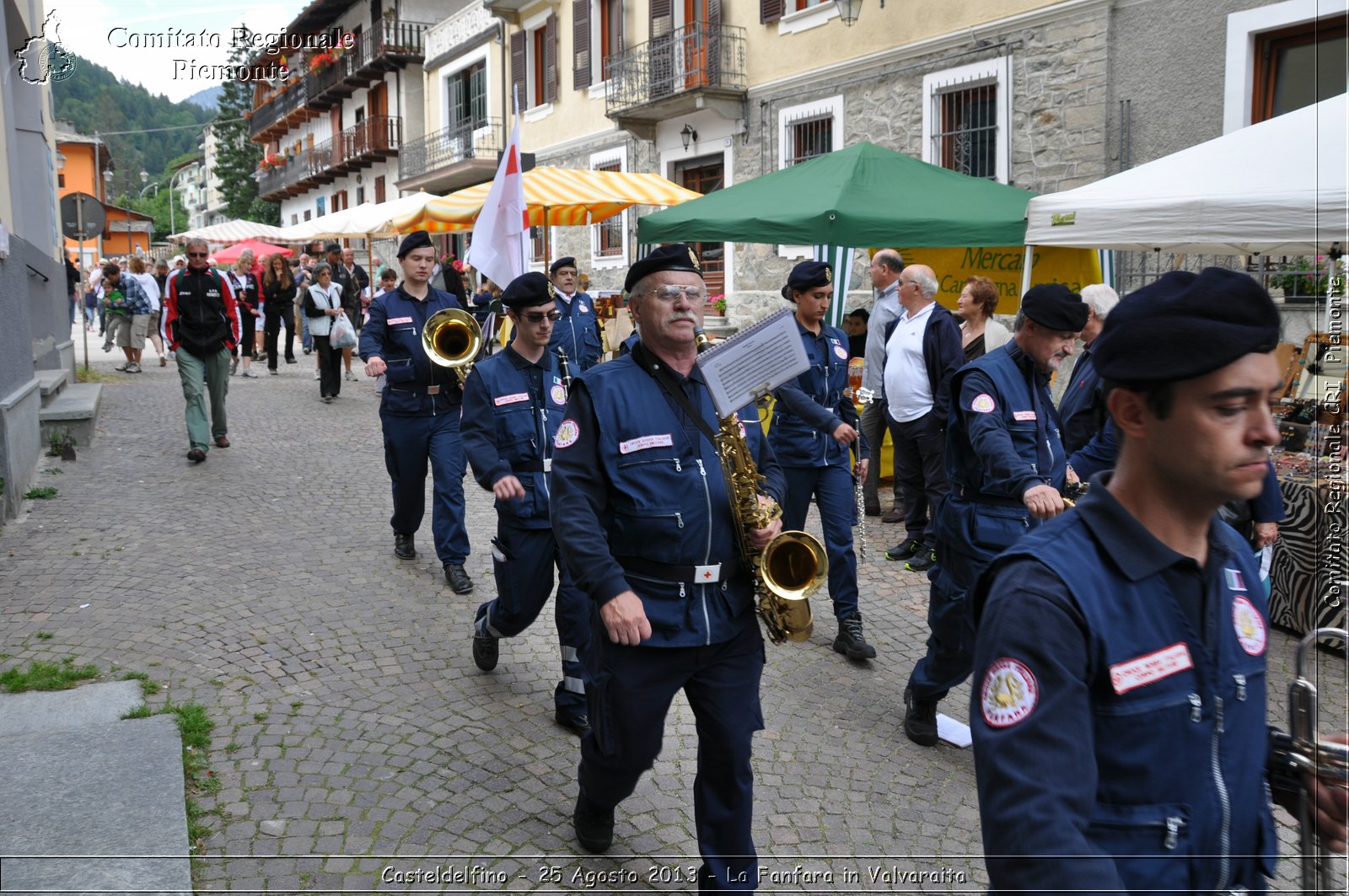 Casteldelfino - 25 Agosto 2013 - La Fanfara in Valvaraita - Croce Rossa Italiana - Comitato Regionale del Piemonte