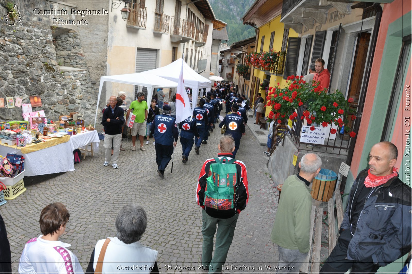 Casteldelfino - 25 Agosto 2013 - La Fanfara in Valvaraita - Croce Rossa Italiana - Comitato Regionale del Piemonte