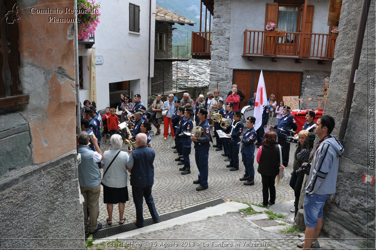 Casteldelfino - 25 Agosto 2013 - La Fanfara in Valvaraita - Croce Rossa Italiana - Comitato Regionale del Piemonte