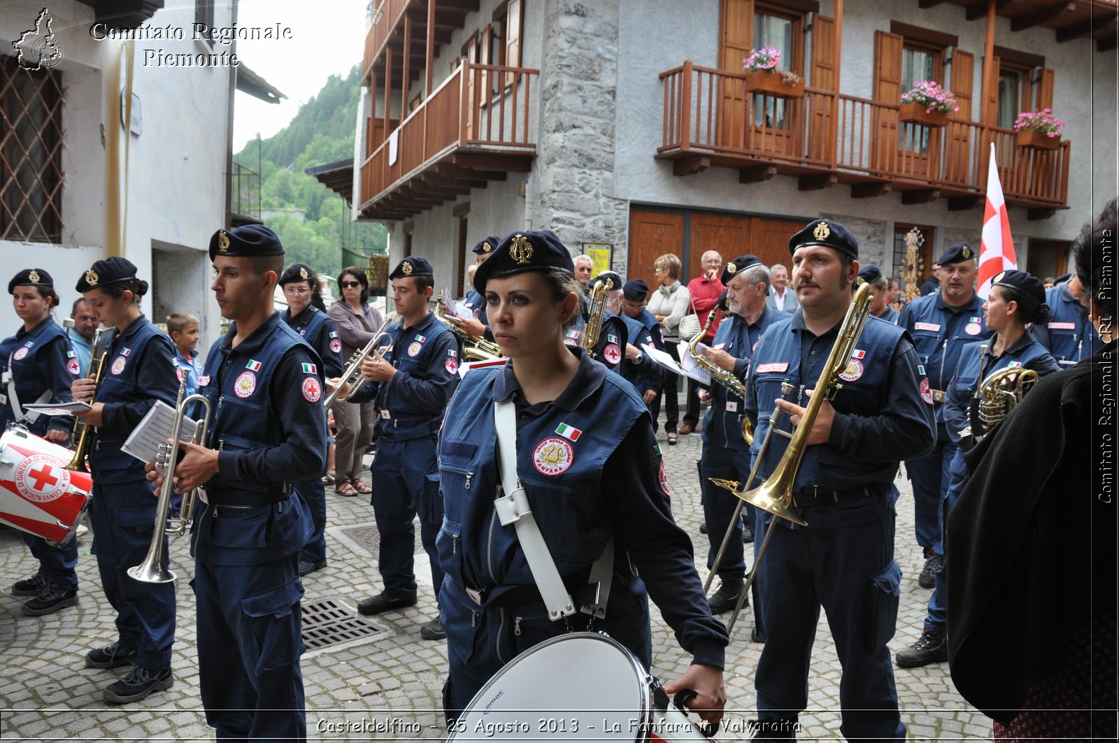 Casteldelfino - 25 Agosto 2013 - La Fanfara in Valvaraita - Croce Rossa Italiana - Comitato Regionale del Piemonte