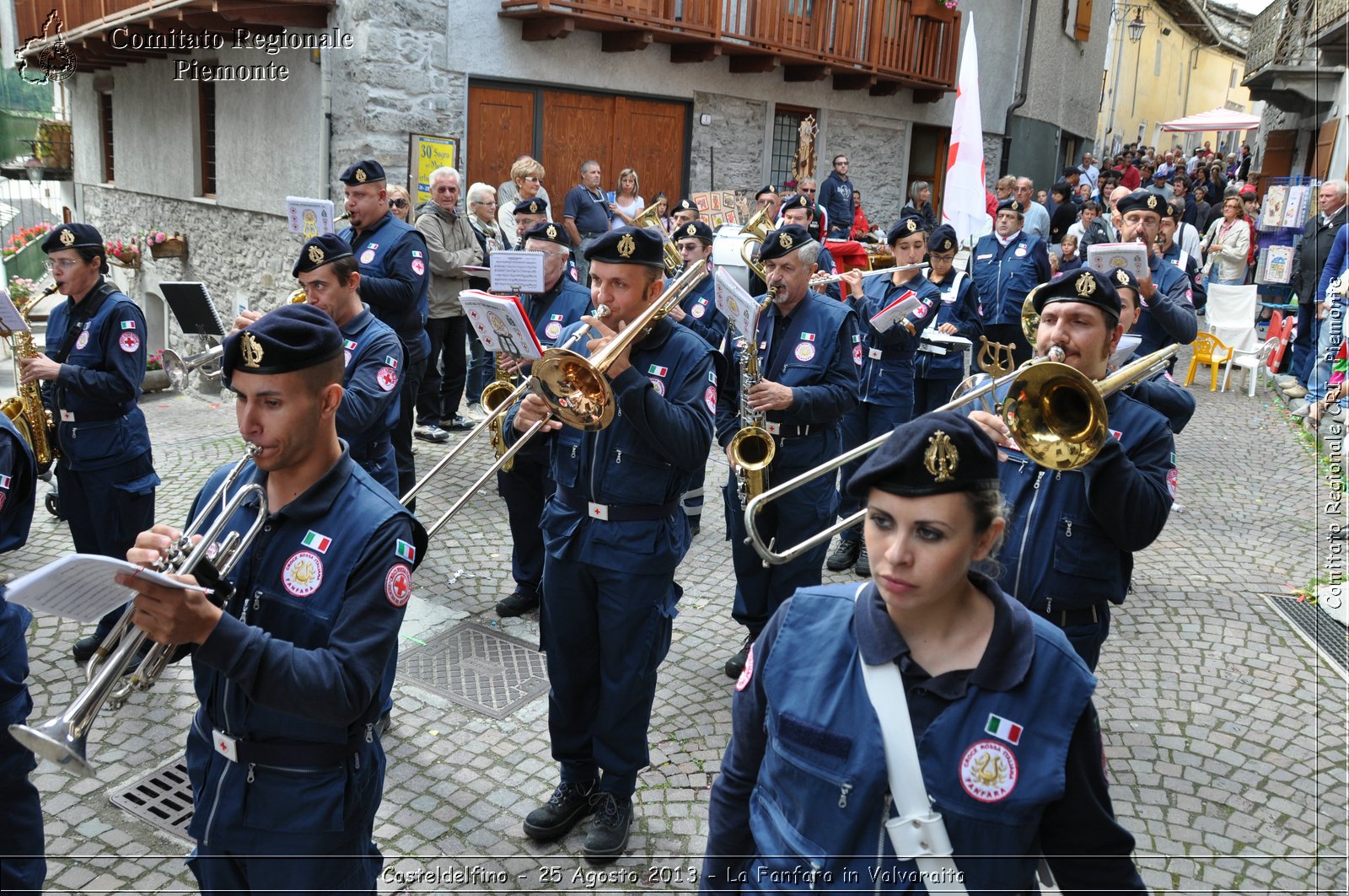 Casteldelfino - 25 Agosto 2013 - La Fanfara in Valvaraita - Croce Rossa Italiana - Comitato Regionale del Piemonte