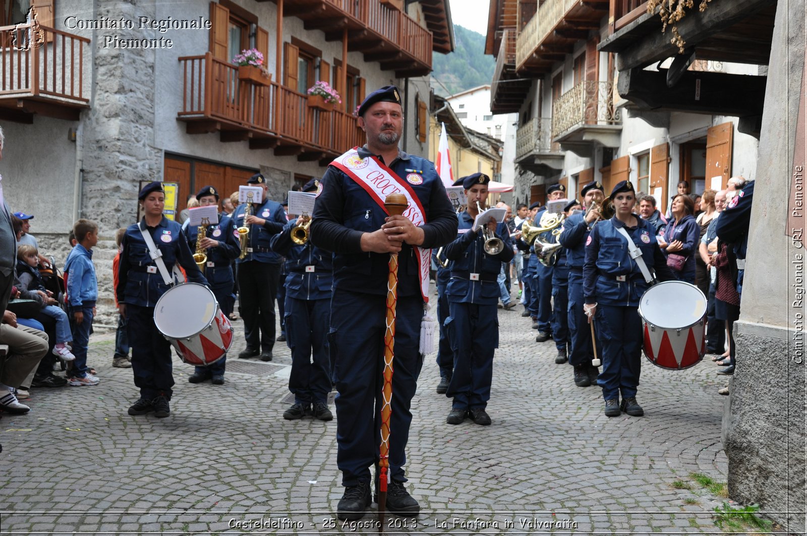 Casteldelfino - 25 Agosto 2013 - La Fanfara in Valvaraita - Croce Rossa Italiana - Comitato Regionale del Piemonte