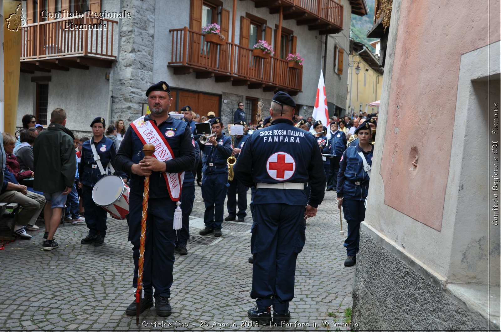 Casteldelfino - 25 Agosto 2013 - La Fanfara in Valvaraita - Croce Rossa Italiana - Comitato Regionale del Piemonte