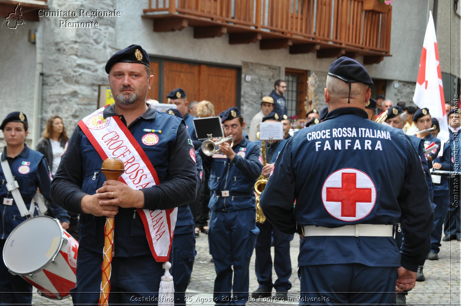 Casteldelfino - 25 Agosto 2013 - La Fanfara in Valvaraita - Croce Rossa Italiana - Comitato Regionale del Piemonte