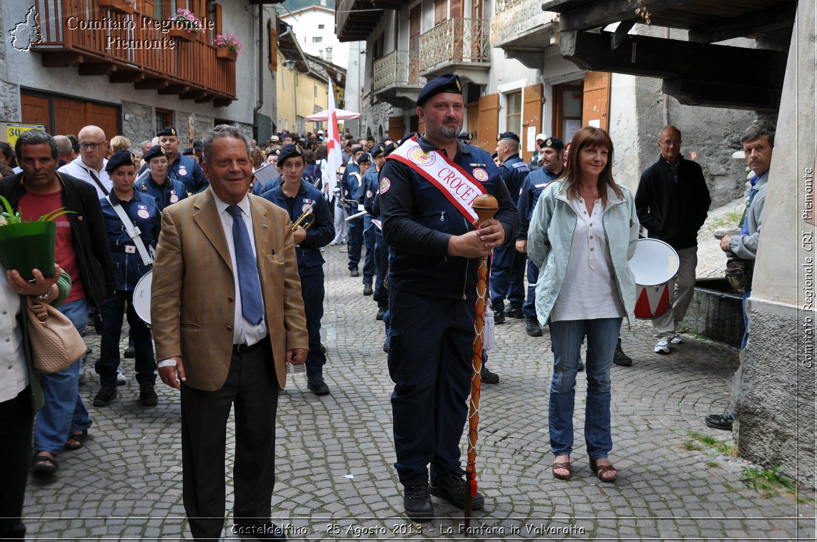 Casteldelfino - 25 Agosto 2013 - La Fanfara in Valvaraita - Croce Rossa Italiana - Comitato Regionale del Piemonte