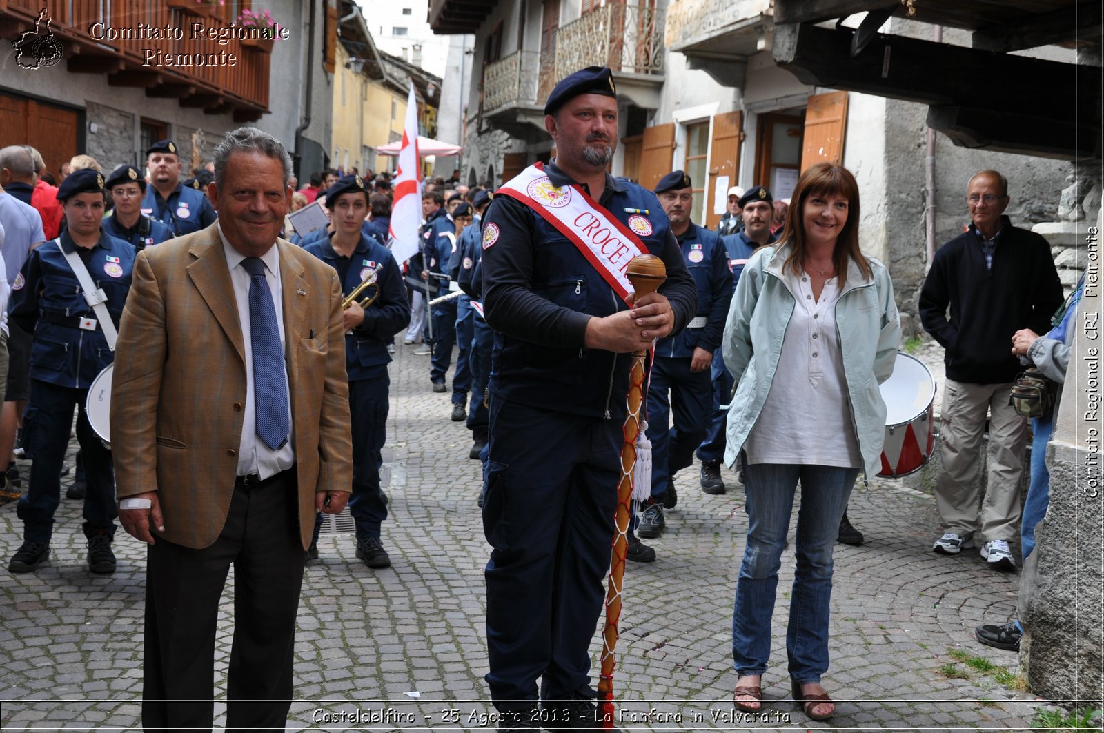 Casteldelfino - 25 Agosto 2013 - La Fanfara in Valvaraita - Croce Rossa Italiana - Comitato Regionale del Piemonte