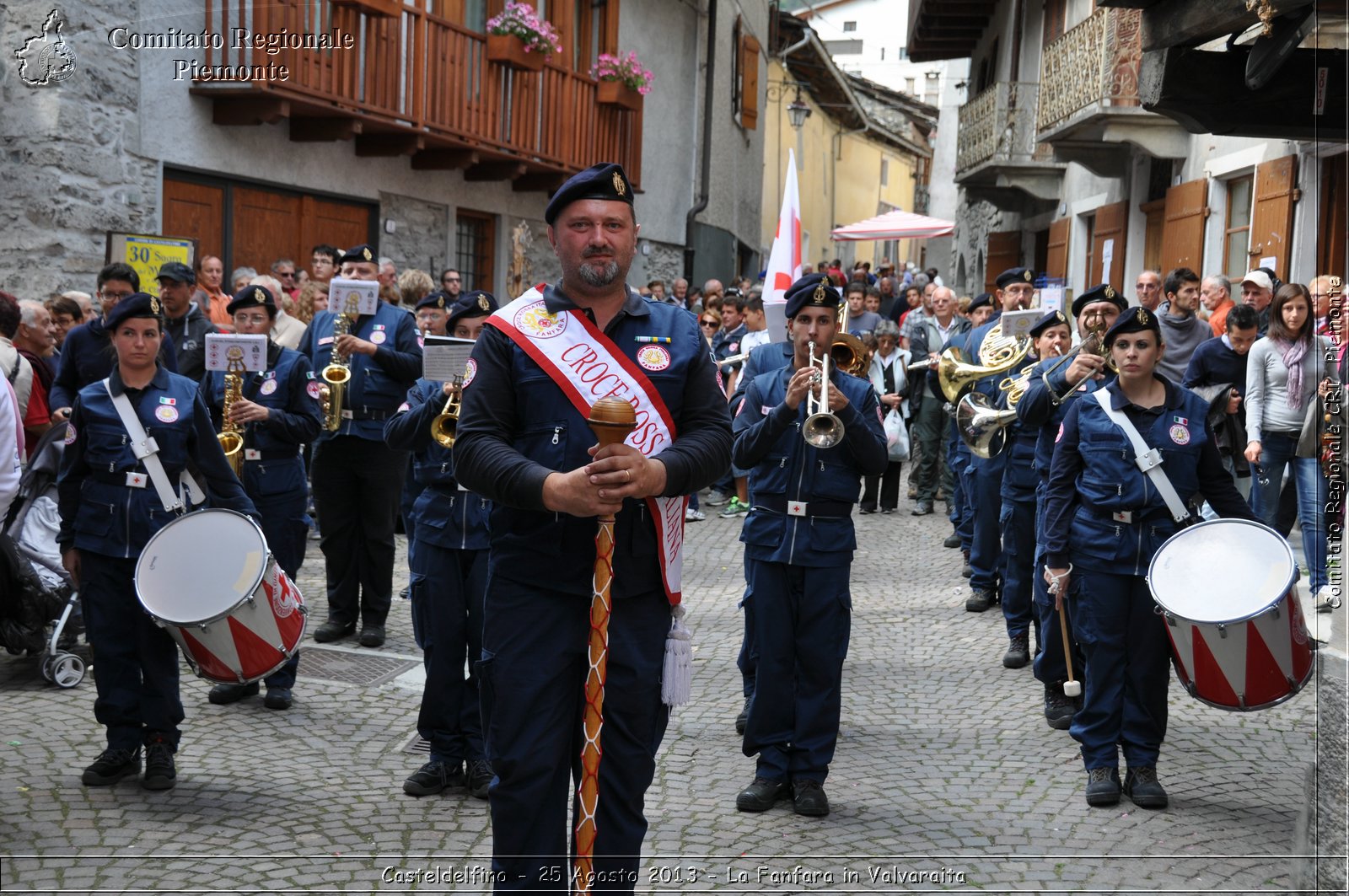 Casteldelfino - 25 Agosto 2013 - La Fanfara in Valvaraita - Croce Rossa Italiana - Comitato Regionale del Piemonte