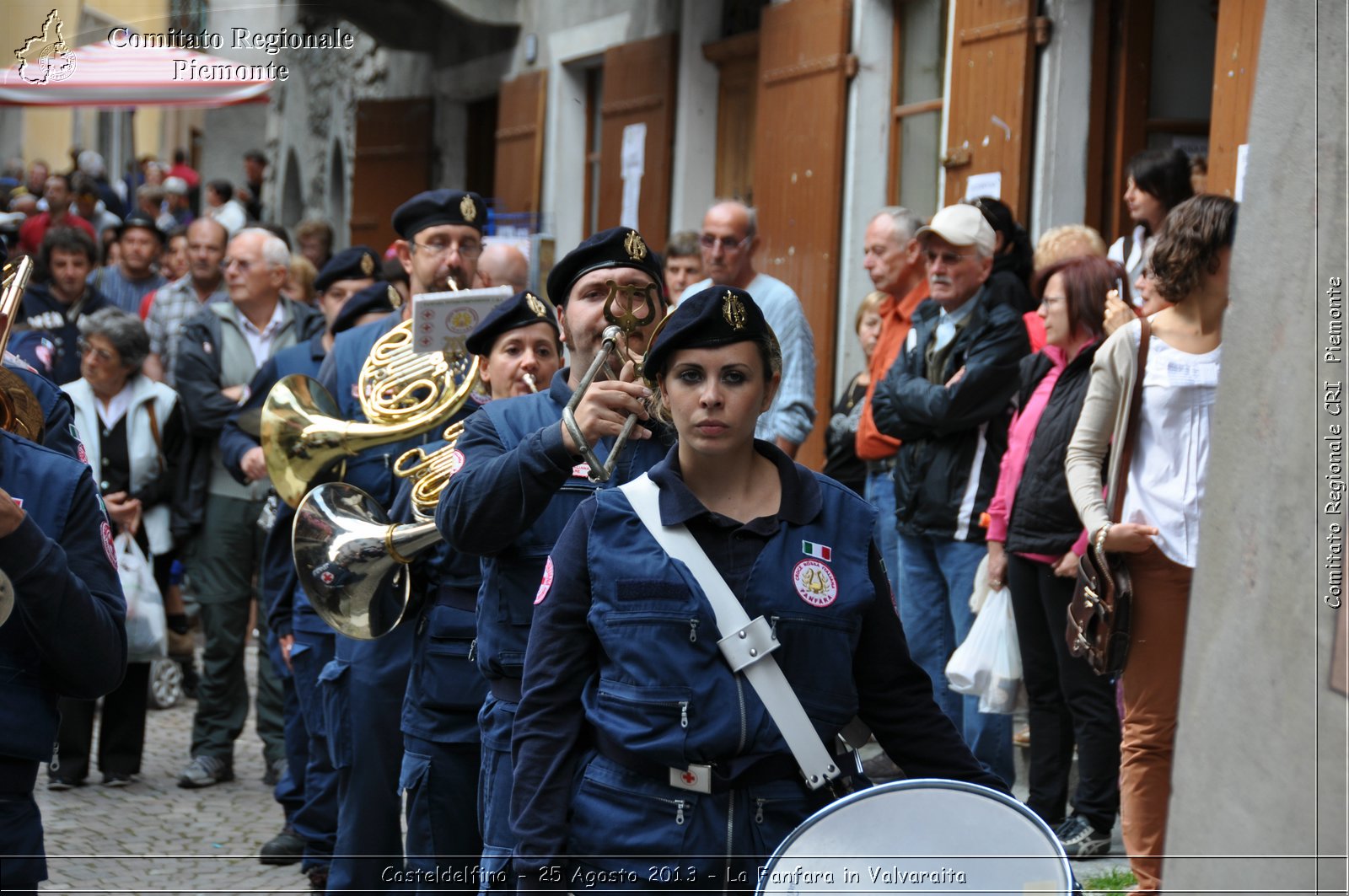 Casteldelfino - 25 Agosto 2013 - La Fanfara in Valvaraita - Croce Rossa Italiana - Comitato Regionale del Piemonte