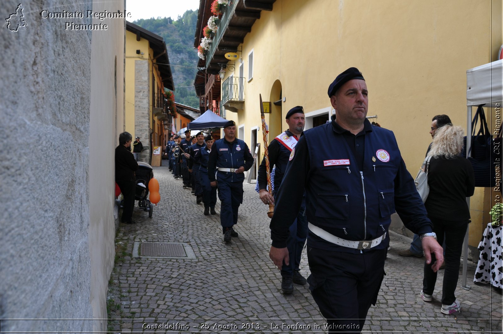 Casteldelfino - 25 Agosto 2013 - La Fanfara in Valvaraita - Croce Rossa Italiana - Comitato Regionale del Piemonte