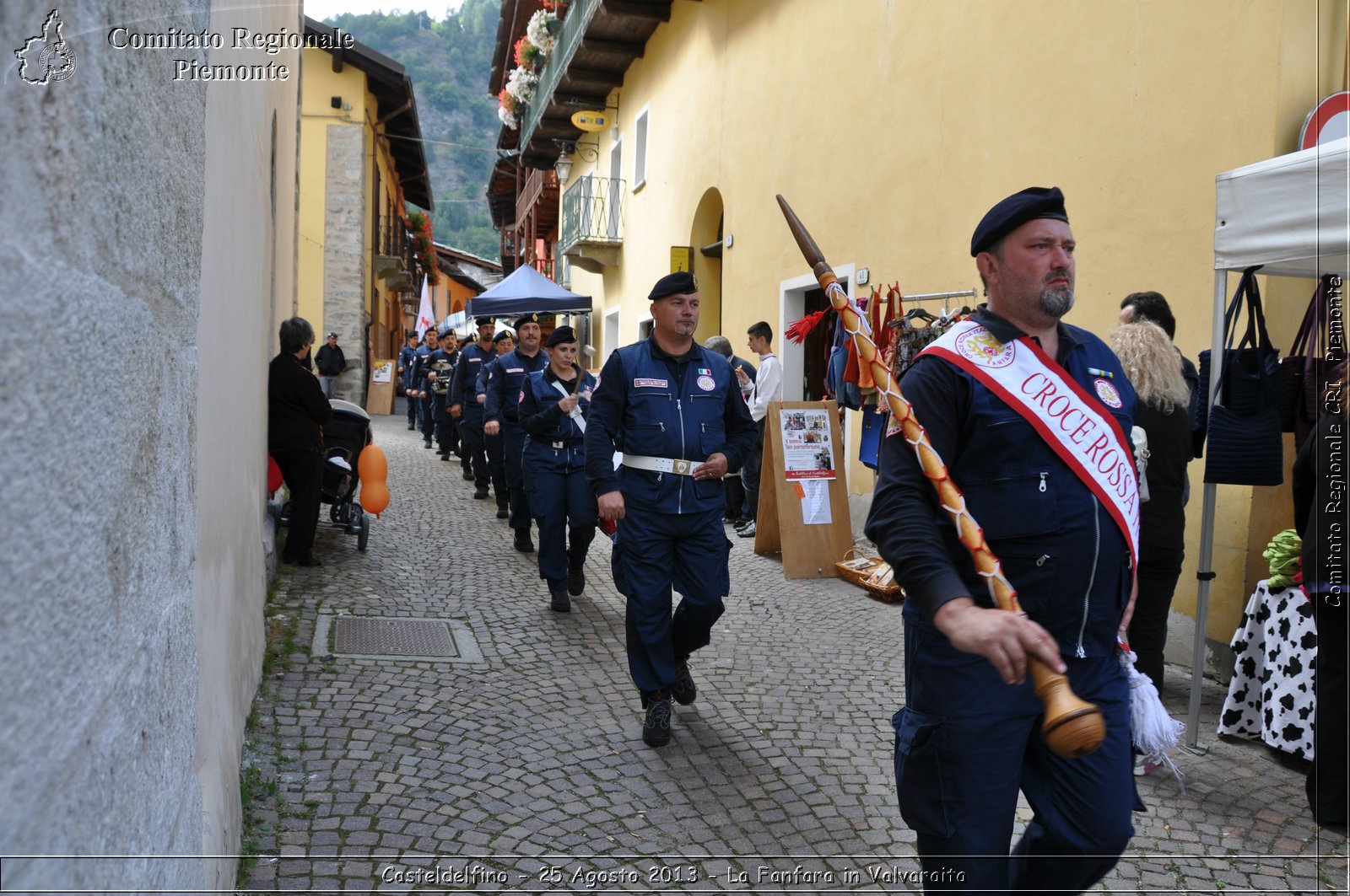 Casteldelfino - 25 Agosto 2013 - La Fanfara in Valvaraita - Croce Rossa Italiana - Comitato Regionale del Piemonte