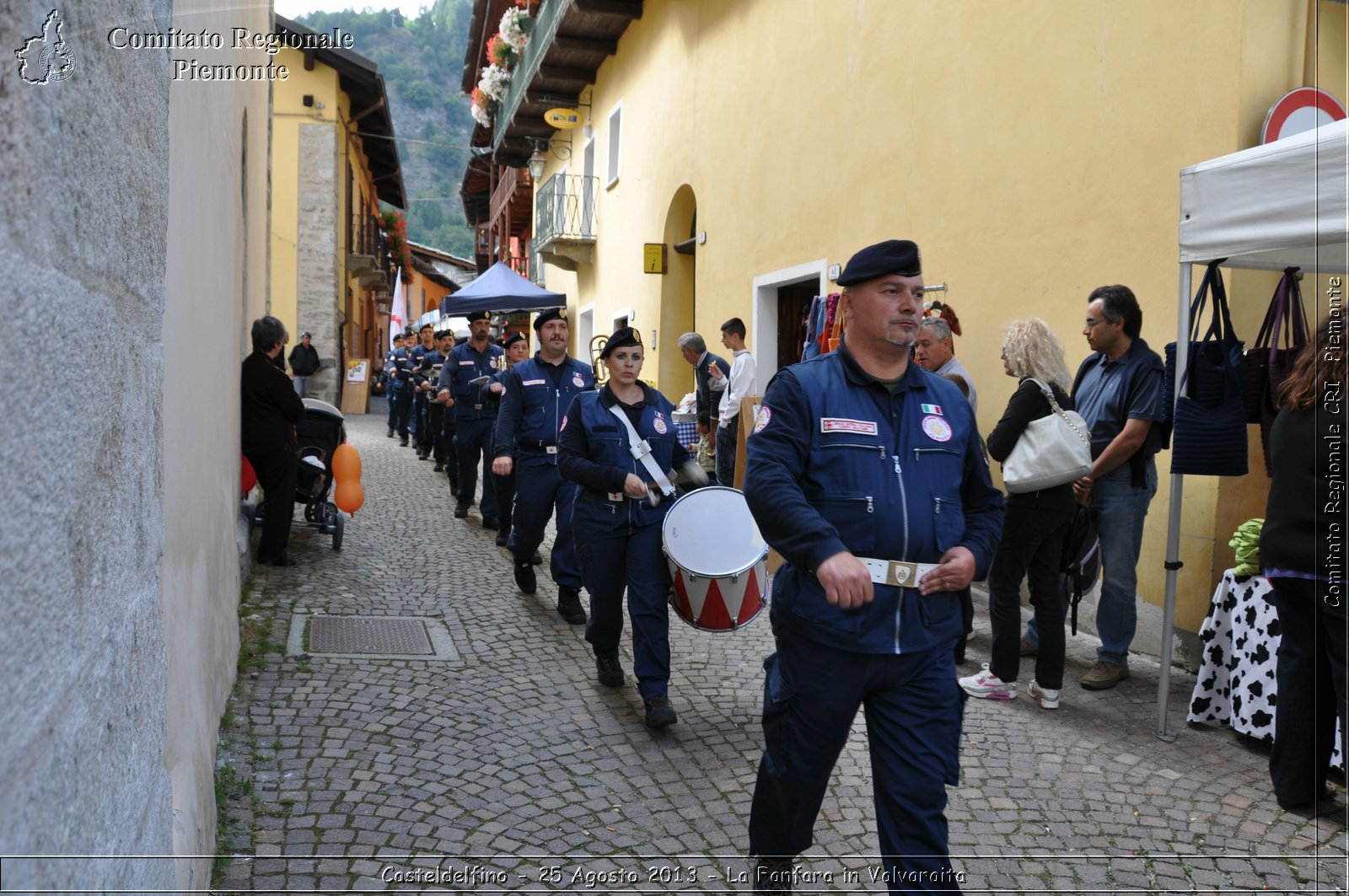 Casteldelfino - 25 Agosto 2013 - La Fanfara in Valvaraita - Croce Rossa Italiana - Comitato Regionale del Piemonte