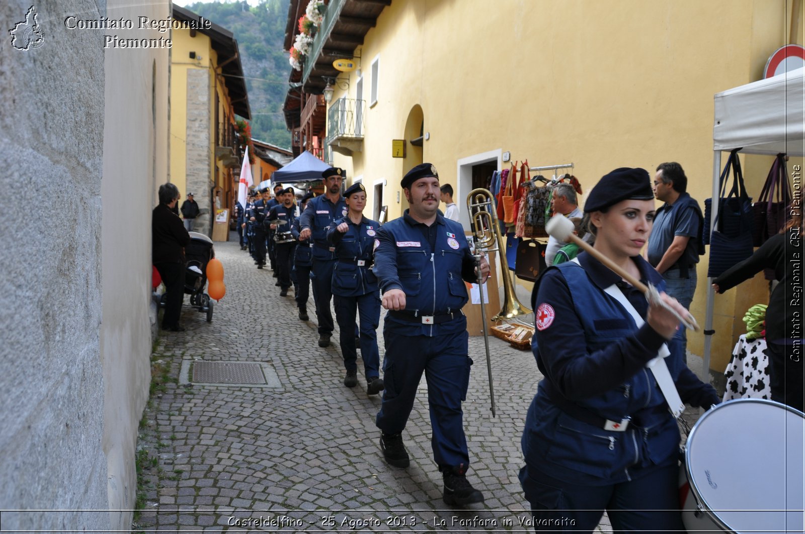 Casteldelfino - 25 Agosto 2013 - La Fanfara in Valvaraita - Croce Rossa Italiana - Comitato Regionale del Piemonte