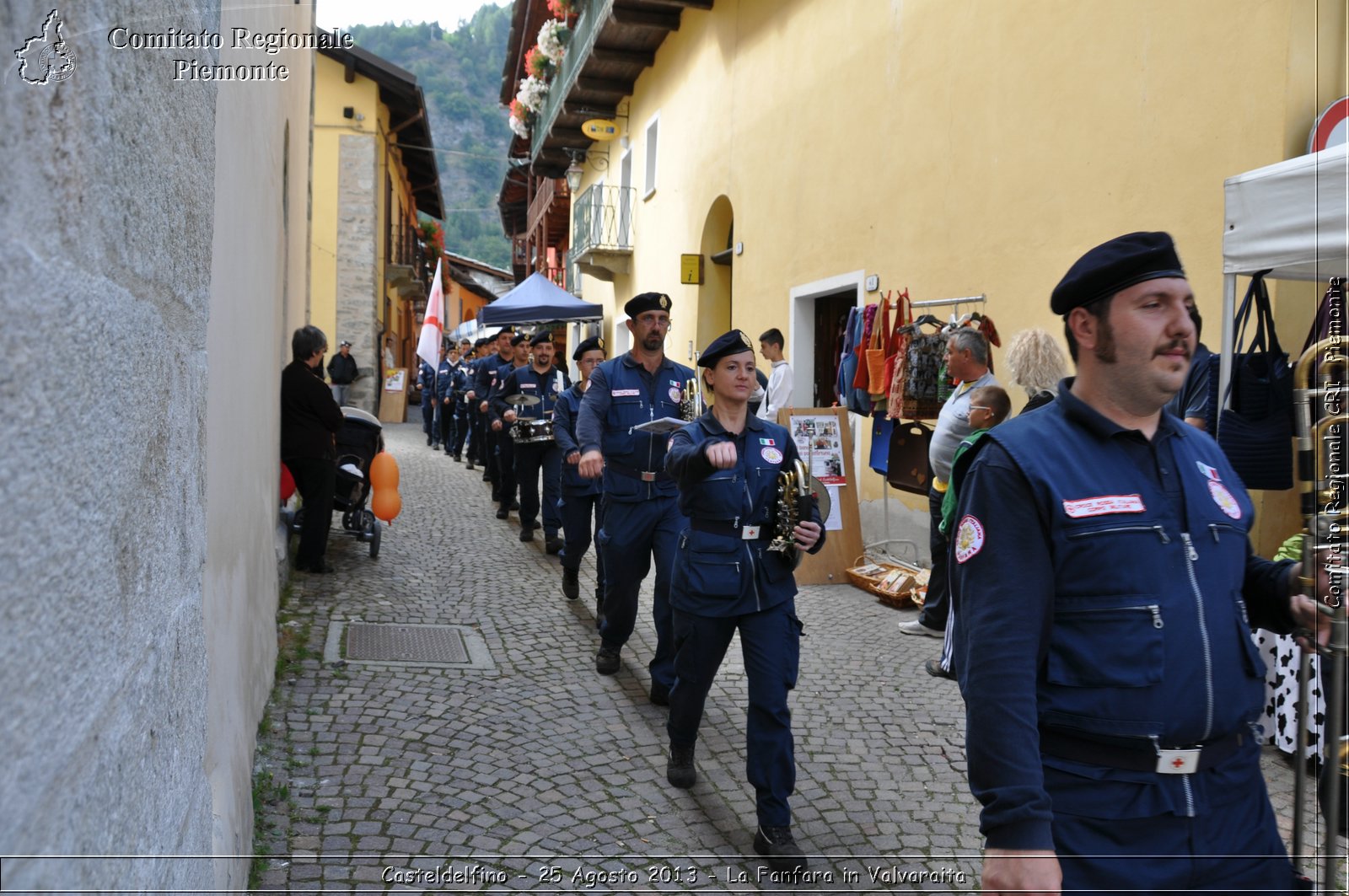 Casteldelfino - 25 Agosto 2013 - La Fanfara in Valvaraita - Croce Rossa Italiana - Comitato Regionale del Piemonte