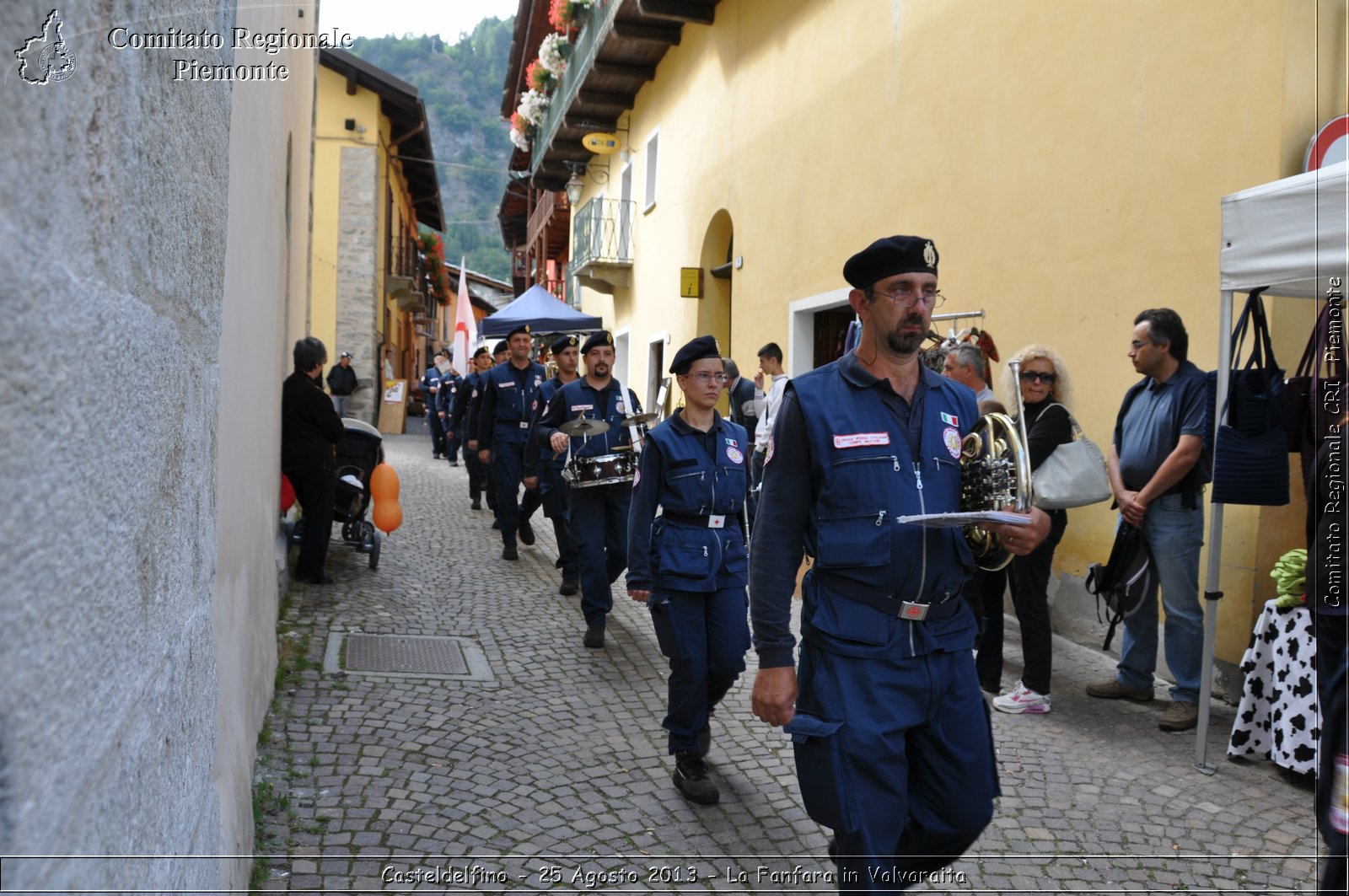 Casteldelfino - 25 Agosto 2013 - La Fanfara in Valvaraita - Croce Rossa Italiana - Comitato Regionale del Piemonte