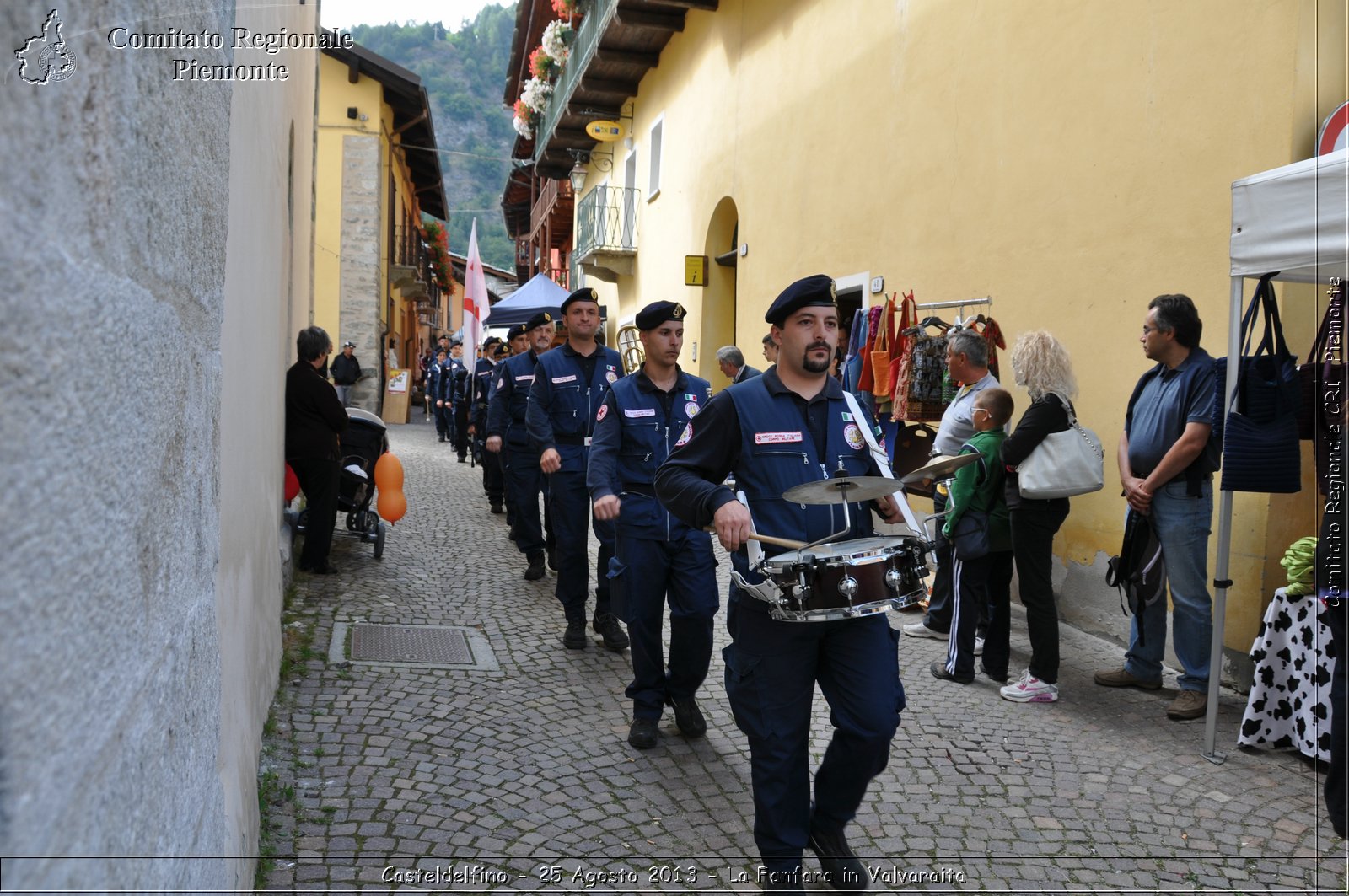 Casteldelfino - 25 Agosto 2013 - La Fanfara in Valvaraita - Croce Rossa Italiana - Comitato Regionale del Piemonte