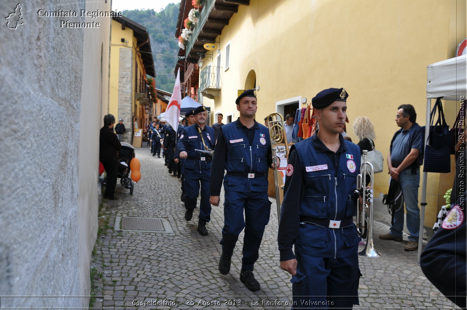 Casteldelfino - 25 Agosto 2013 - La Fanfara in Valvaraita - Croce Rossa Italiana - Comitato Regionale del Piemonte