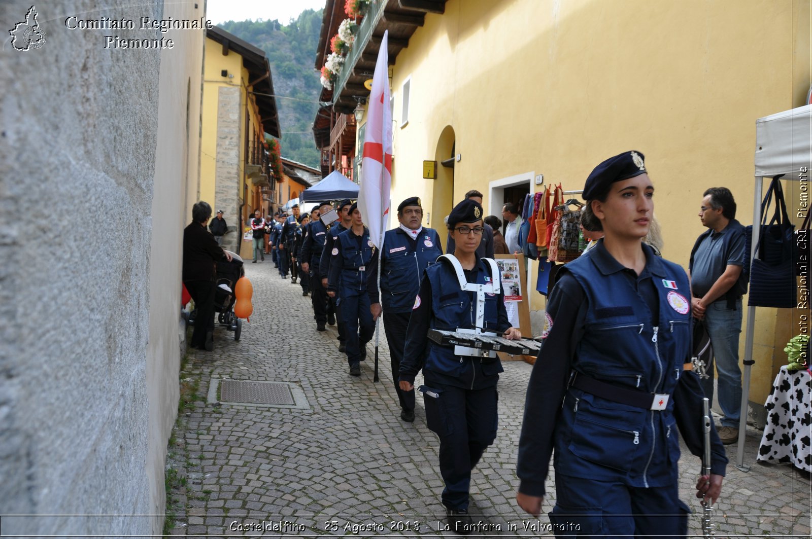 Casteldelfino - 25 Agosto 2013 - La Fanfara in Valvaraita - Croce Rossa Italiana - Comitato Regionale del Piemonte