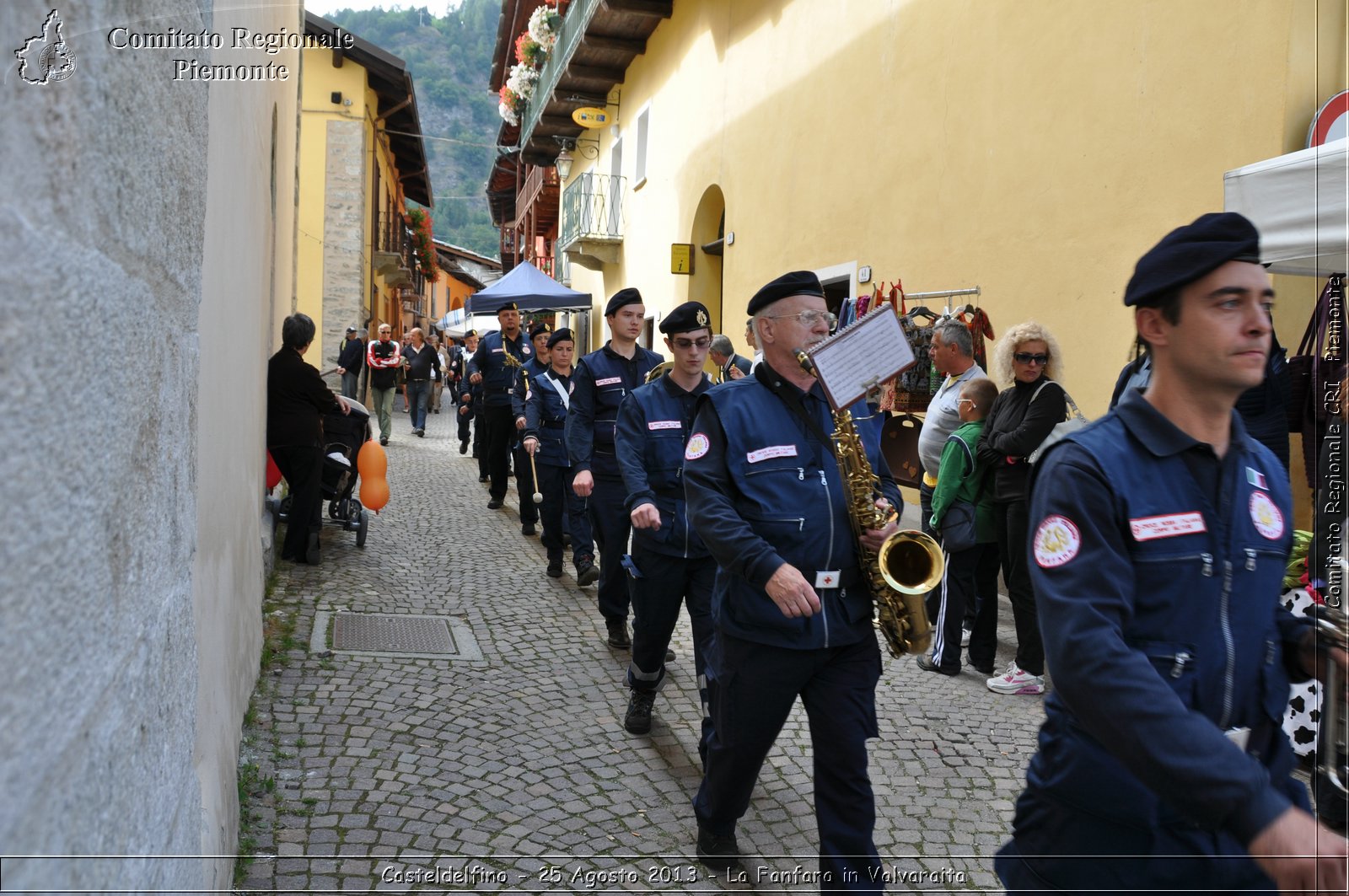 Casteldelfino - 25 Agosto 2013 - La Fanfara in Valvaraita - Croce Rossa Italiana - Comitato Regionale del Piemonte