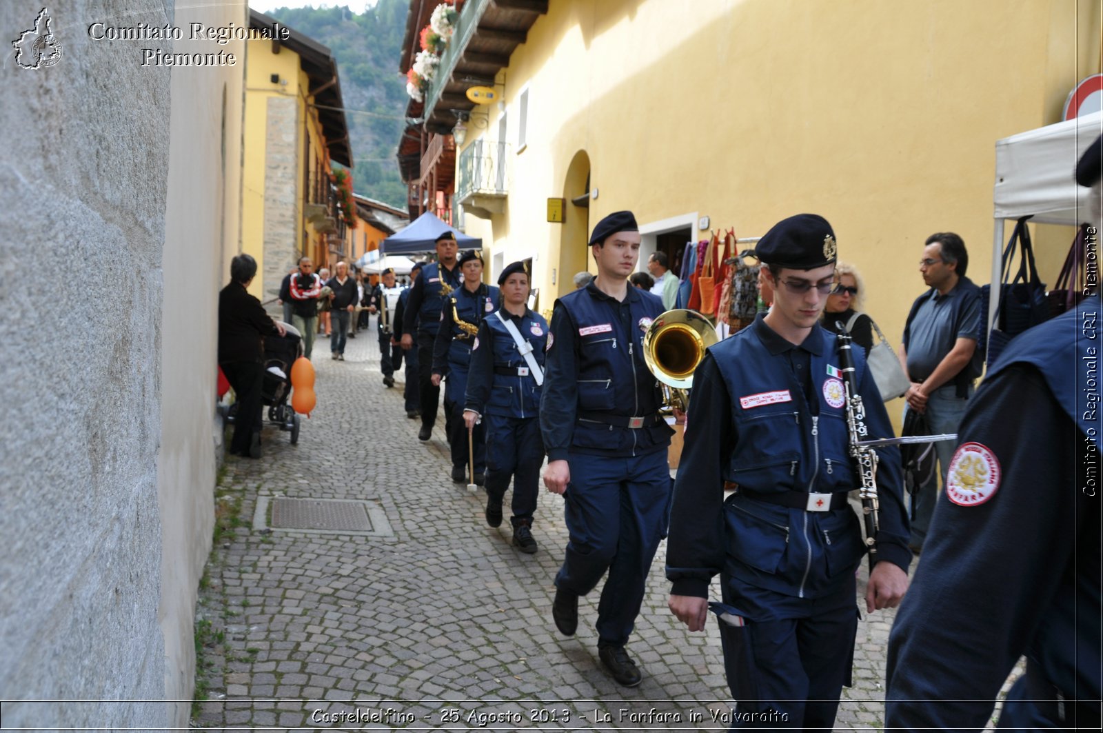 Casteldelfino - 25 Agosto 2013 - La Fanfara in Valvaraita - Croce Rossa Italiana - Comitato Regionale del Piemonte