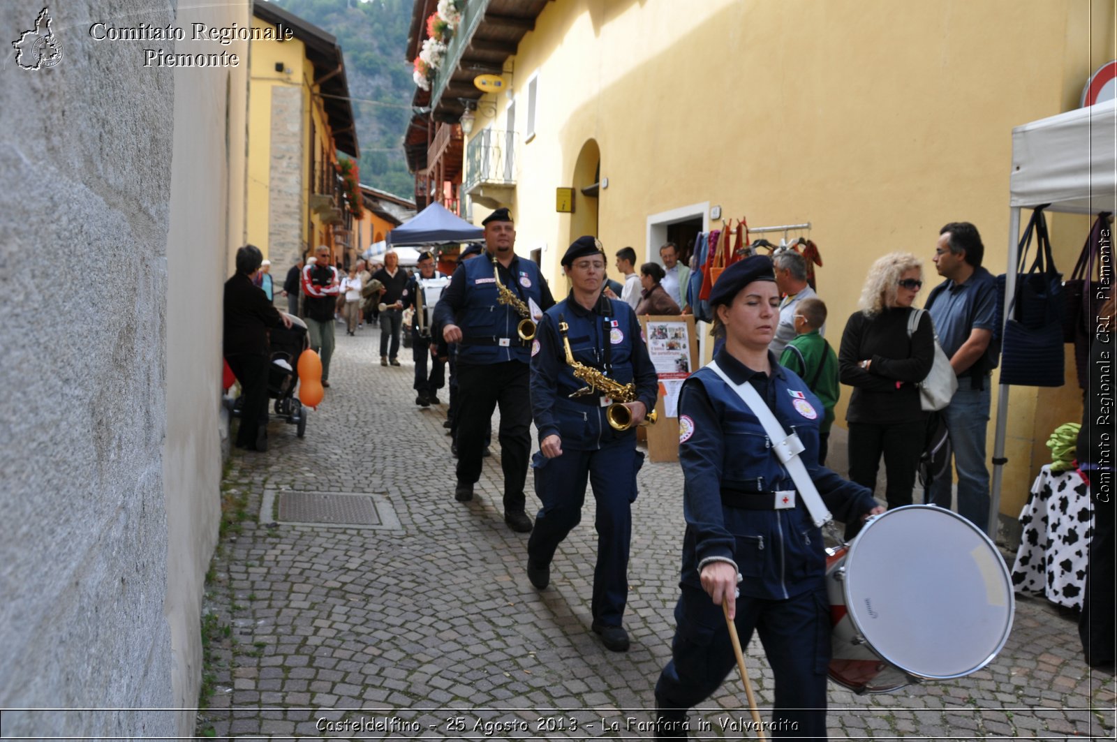 Casteldelfino - 25 Agosto 2013 - La Fanfara in Valvaraita - Croce Rossa Italiana - Comitato Regionale del Piemonte