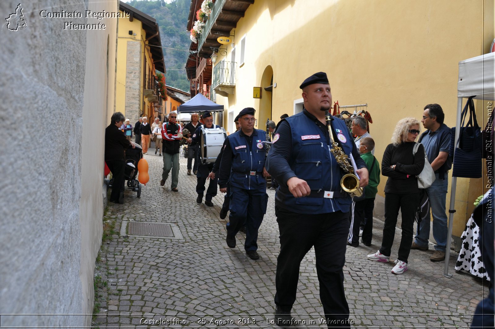 Casteldelfino - 25 Agosto 2013 - La Fanfara in Valvaraita - Croce Rossa Italiana - Comitato Regionale del Piemonte