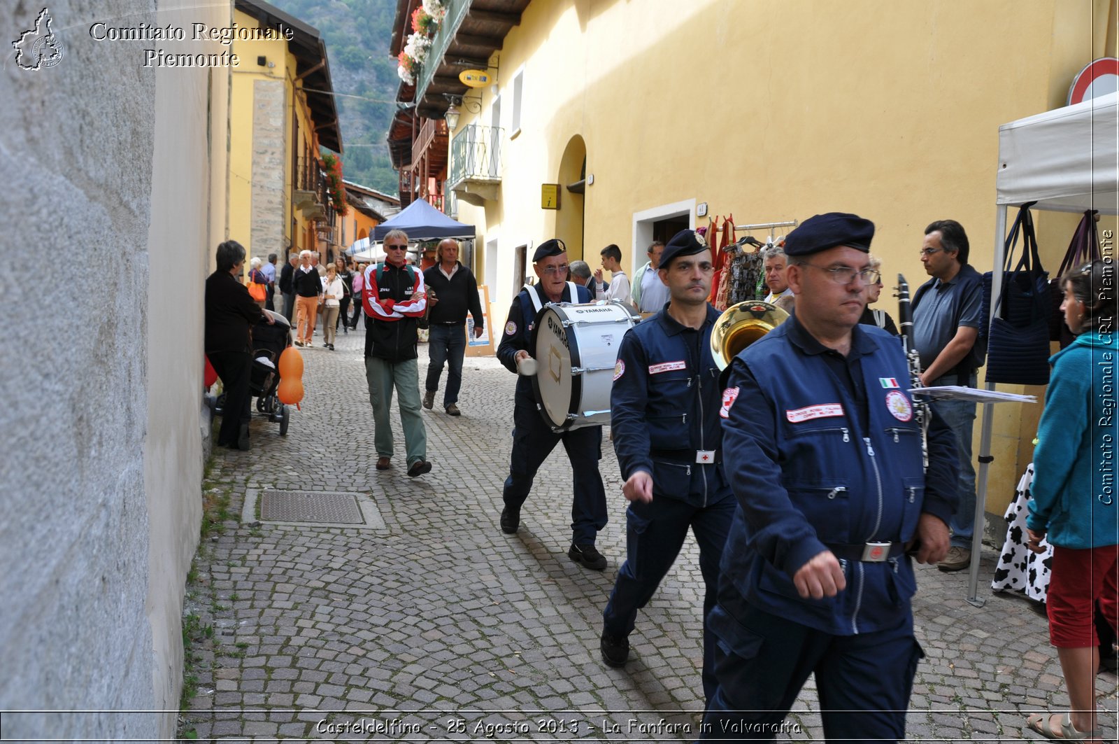 Casteldelfino - 25 Agosto 2013 - La Fanfara in Valvaraita - Croce Rossa Italiana - Comitato Regionale del Piemonte